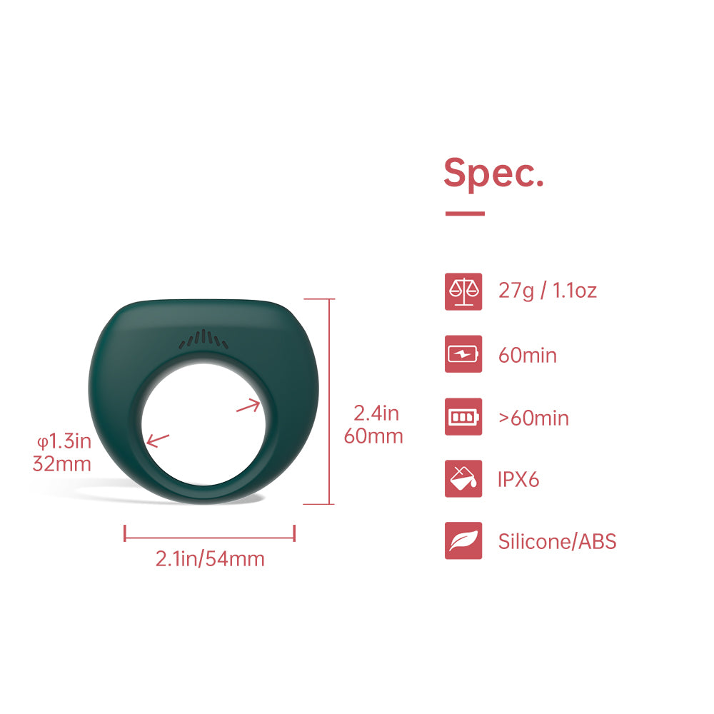 Anillo Vibrador Retardador App Control Magic Motion Dante