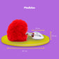 Enema Portátil Ducha Anal 224 ml Plug Anal Pompón