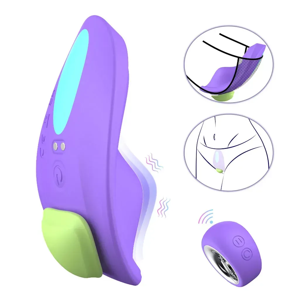 Vibrador Panty Invisible Estimula Clitoris Remoto Parali