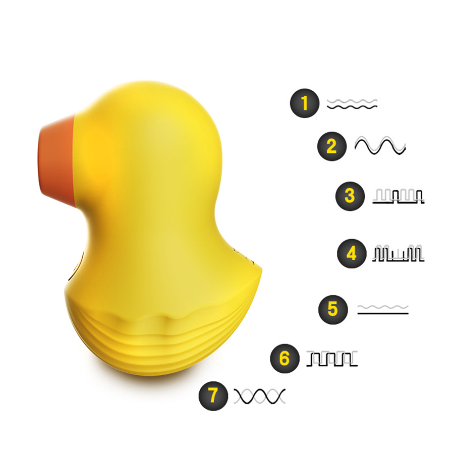 Succionador estimulador clitoral pato ondas