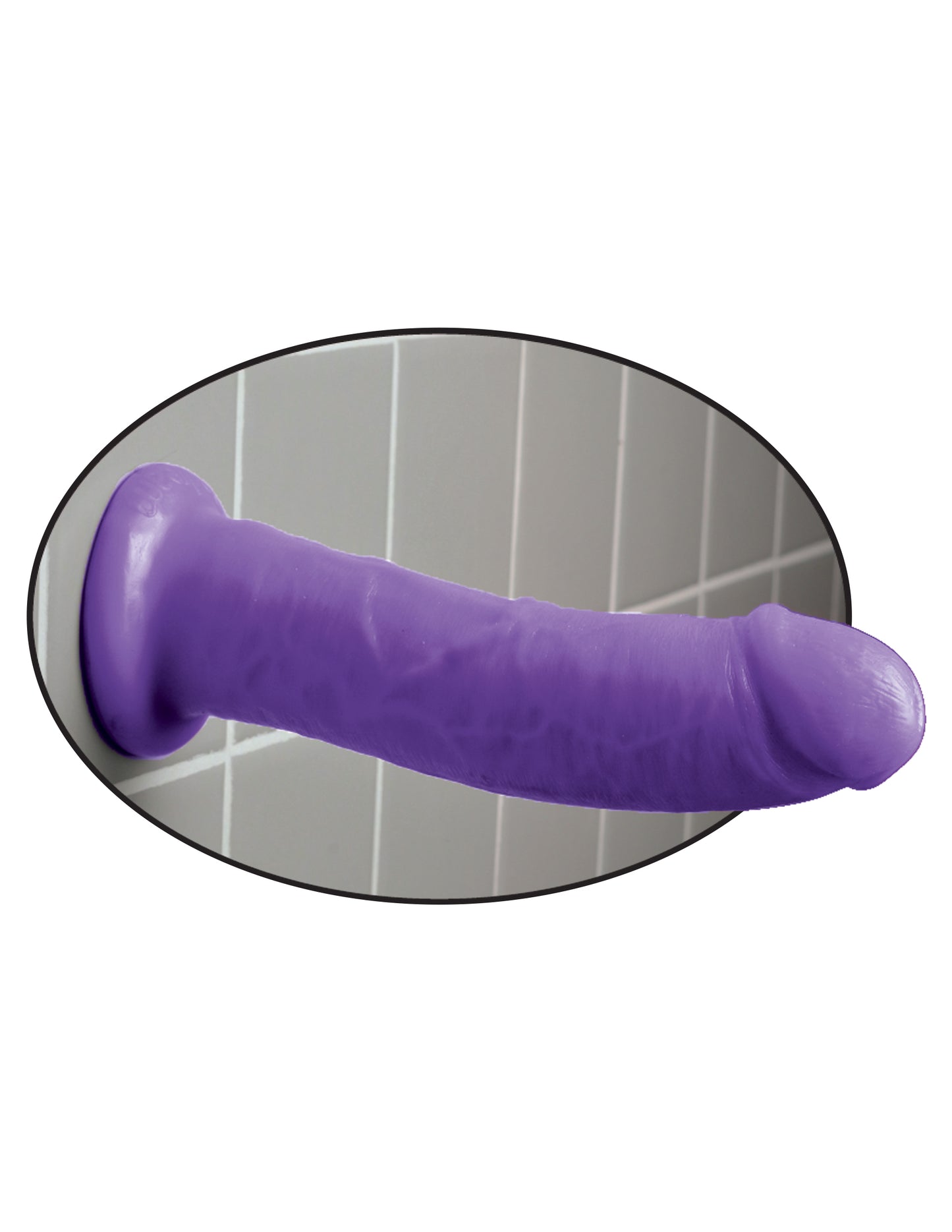 Dildo Consolador Dillio 8″ Purple Anal Vaginal Estimulador