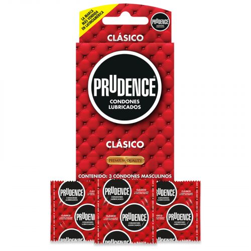 Prudence Condones Preservativo Clasico 3 piezas