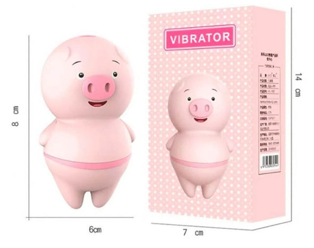 Vibrador Estimulador Clítoris Lengua Cerdito 6 Funciones