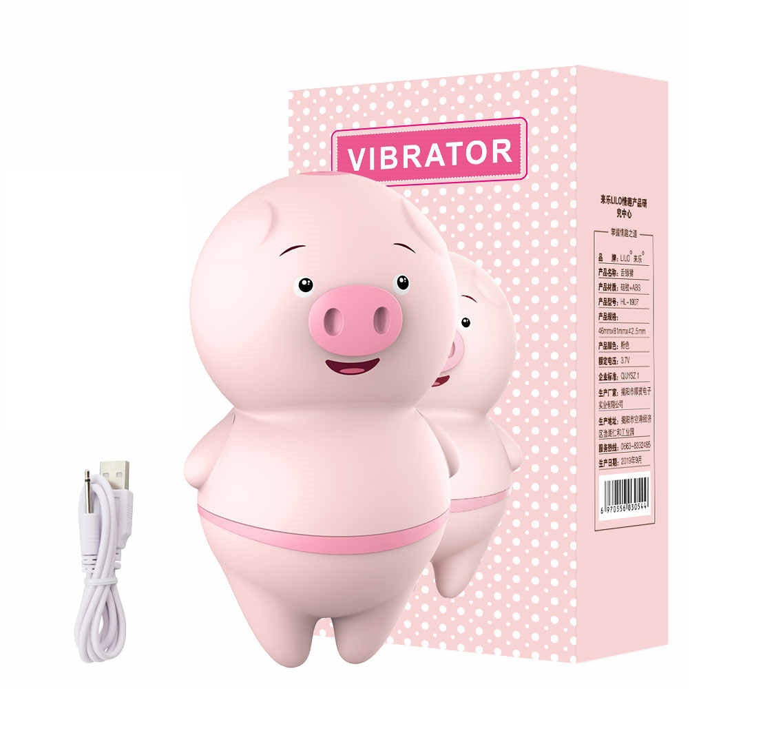Vibrador Estimulador Clítoris Lengua Cerdito 6 Funciones