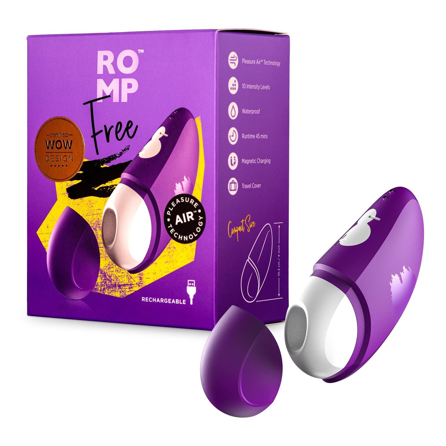 Succionador Estimulador Clitoris 10 Intensidades Romp Free
