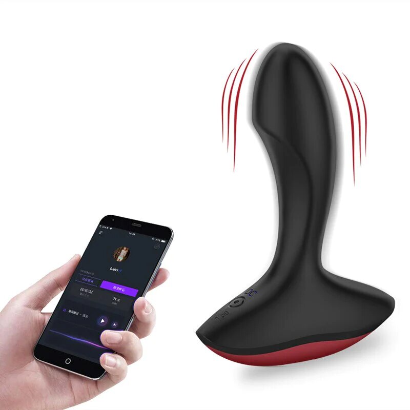 Vibrador de Prostata Masajeador Anal Control App Solstice