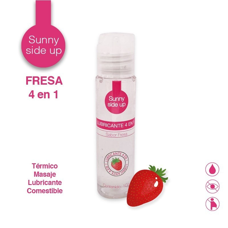 Lubricante Térmico Base Agua 4 en 1 Masaje 1Oz Sunny Side Up