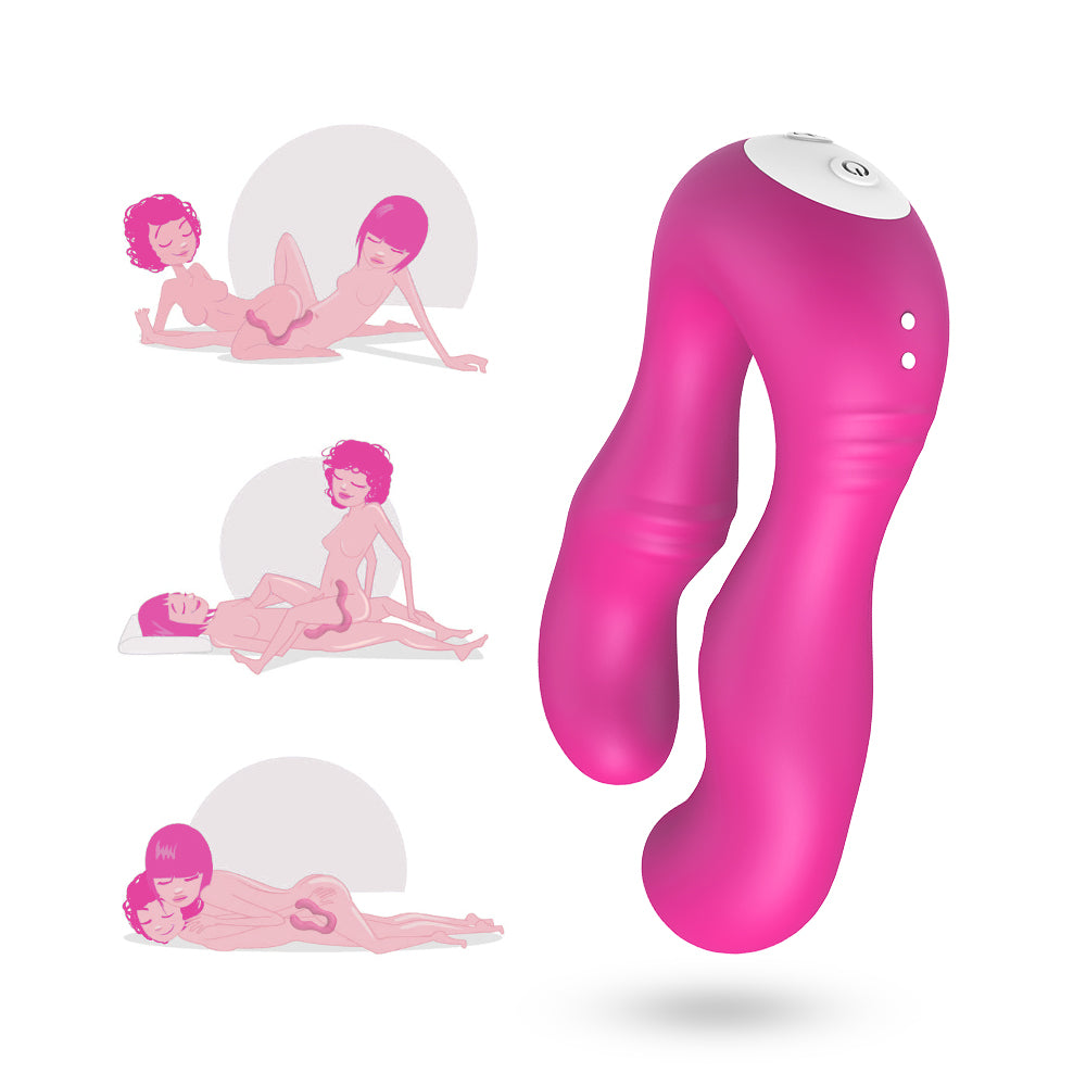 Vibrador Lesbico Flexible 9 Funciones Recargable