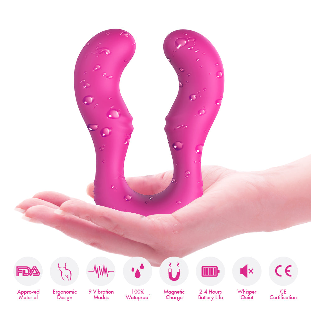 Vibrador Lesbico Flexible 9 Funciones Recargable
