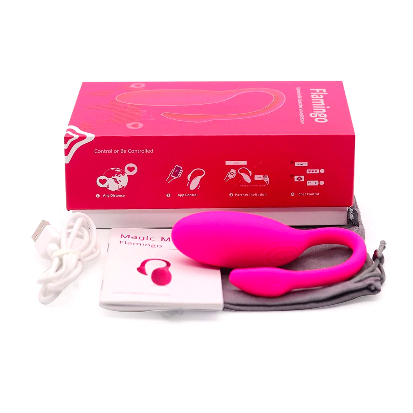 Vibrador Bala Flamingo Estimulador Control App Magic Motion