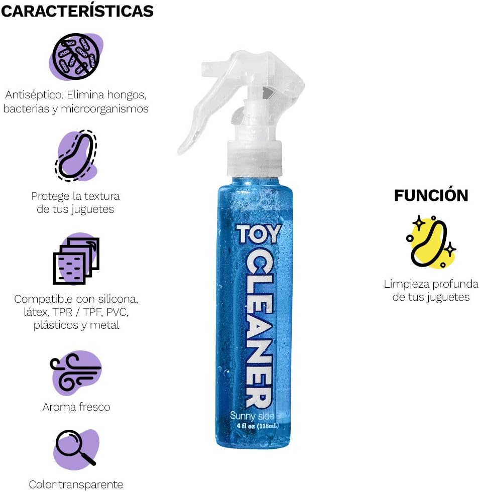 Limpiador Desinfectante Juguetes Sexuales Toy Cleaner 118ML