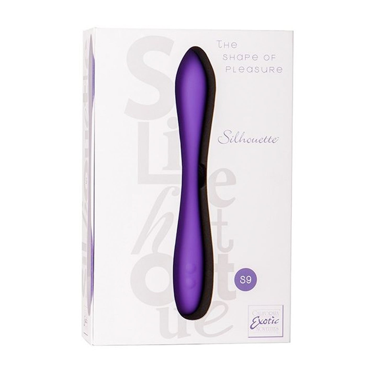 Vibrador Estimulador Dual Recargable Purpura Silhouette S9