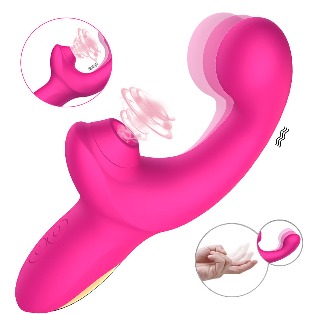 Vibrador Succionador Estimulador Clitoris Punto G Instinct
