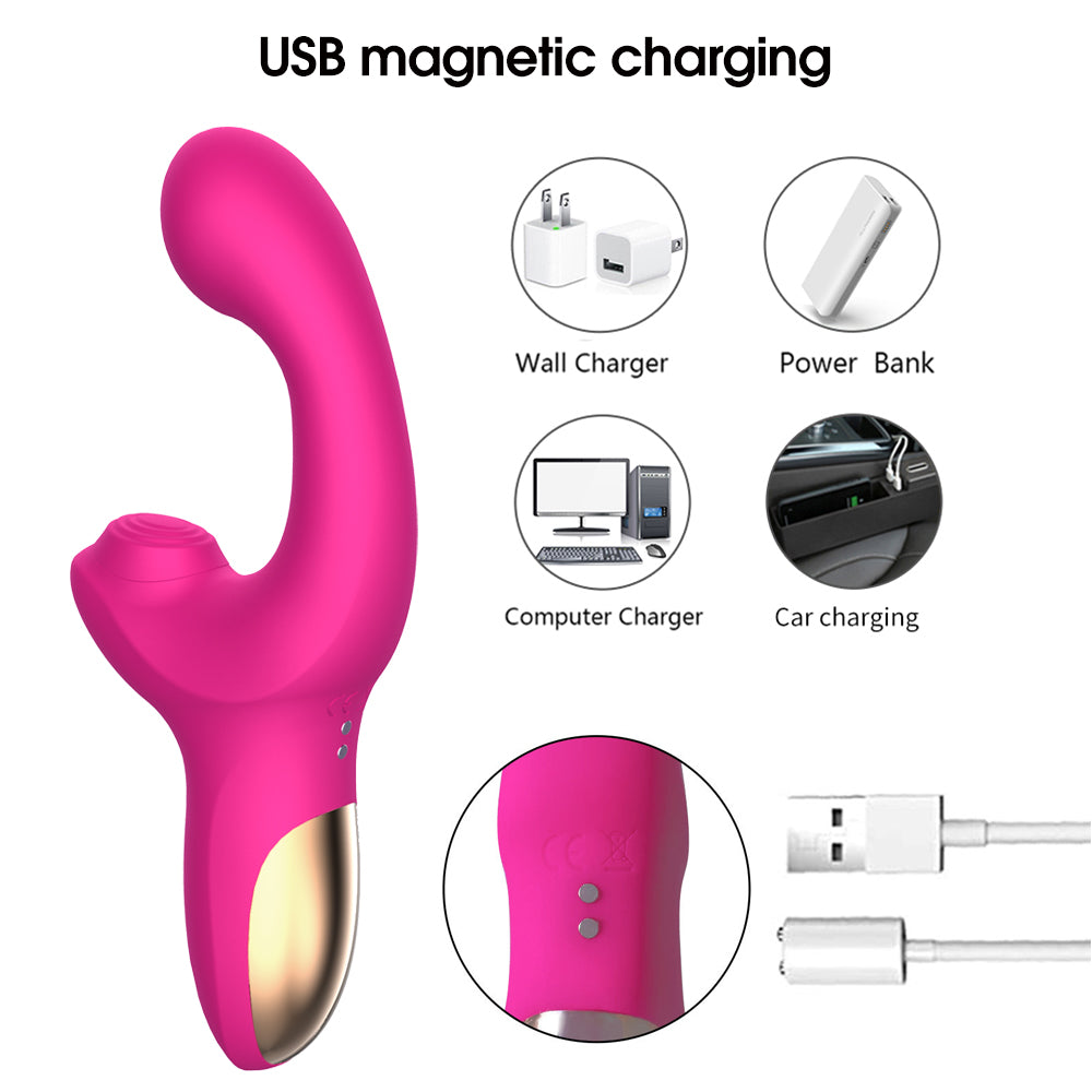 Vibrador Succionador Estimulador Clitoris Punto G Instinct