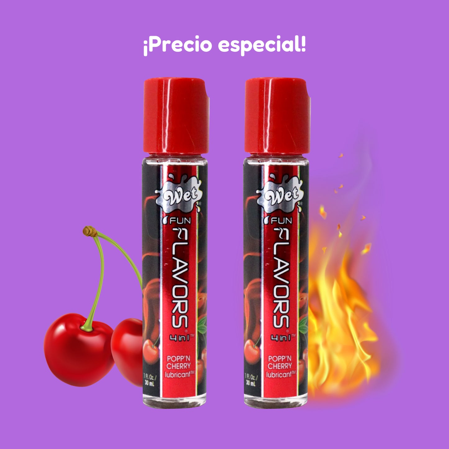 PACK DUO LUBRICANTE CEREZA